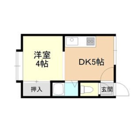 新道東駅 徒歩6分 3階の物件間取画像